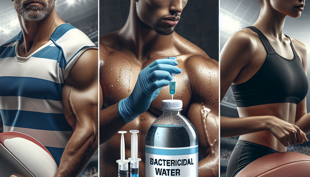 L'importanza dell'acqua battericida per iniezioni nello sport